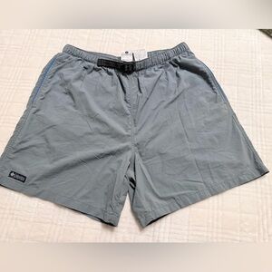Columbia Vintage Greenish Nylon Shorts